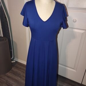 SHEIN Royal Blue Midi Dress